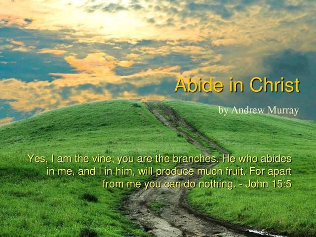 Partakers of the Holiness of Christ - Andrew Murray